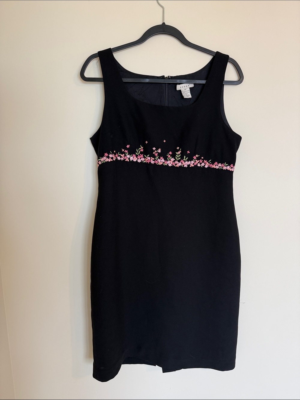 Kenar Embroidered Shift Dress SZ 10